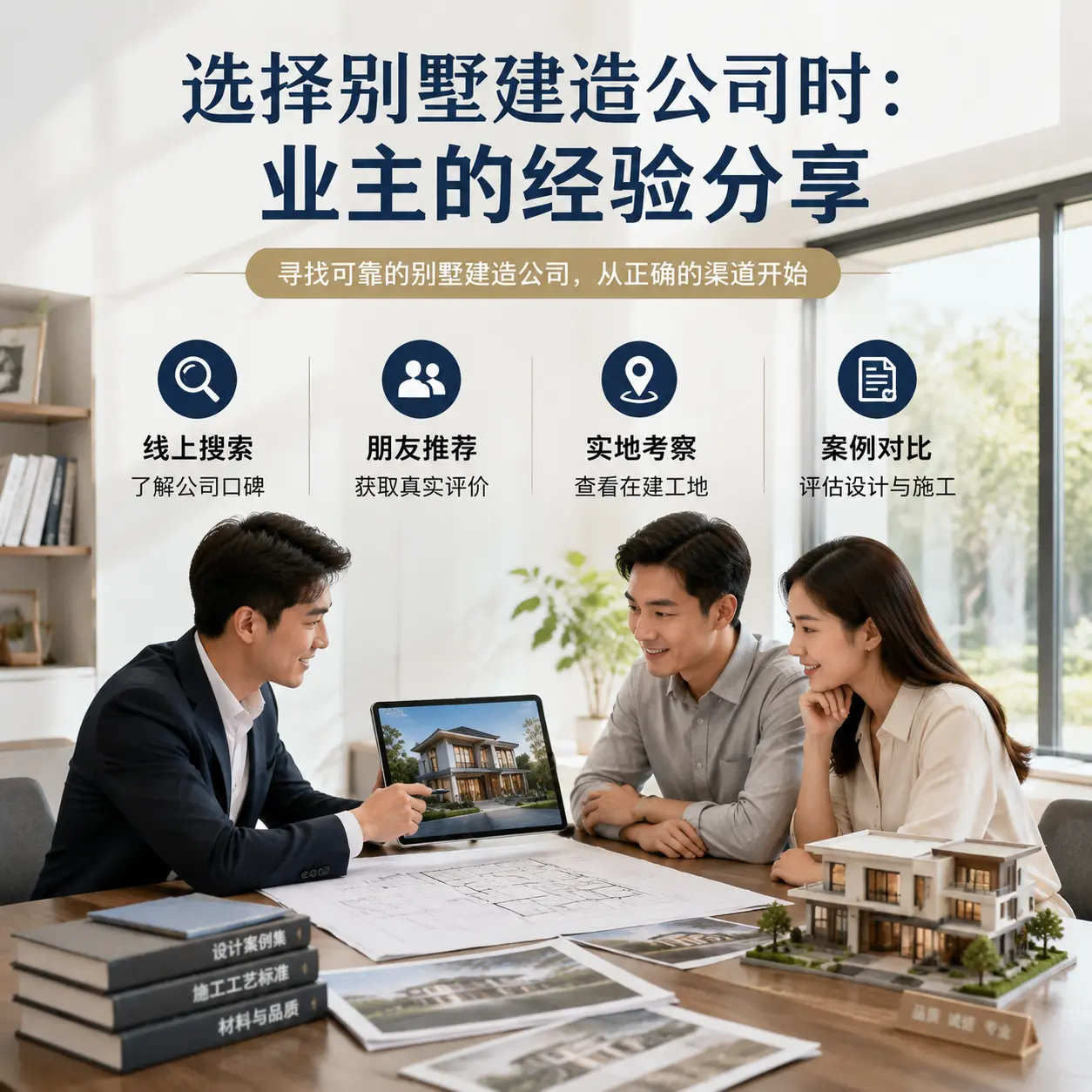选择别墅建造公司时: 普安 业主的经验分享