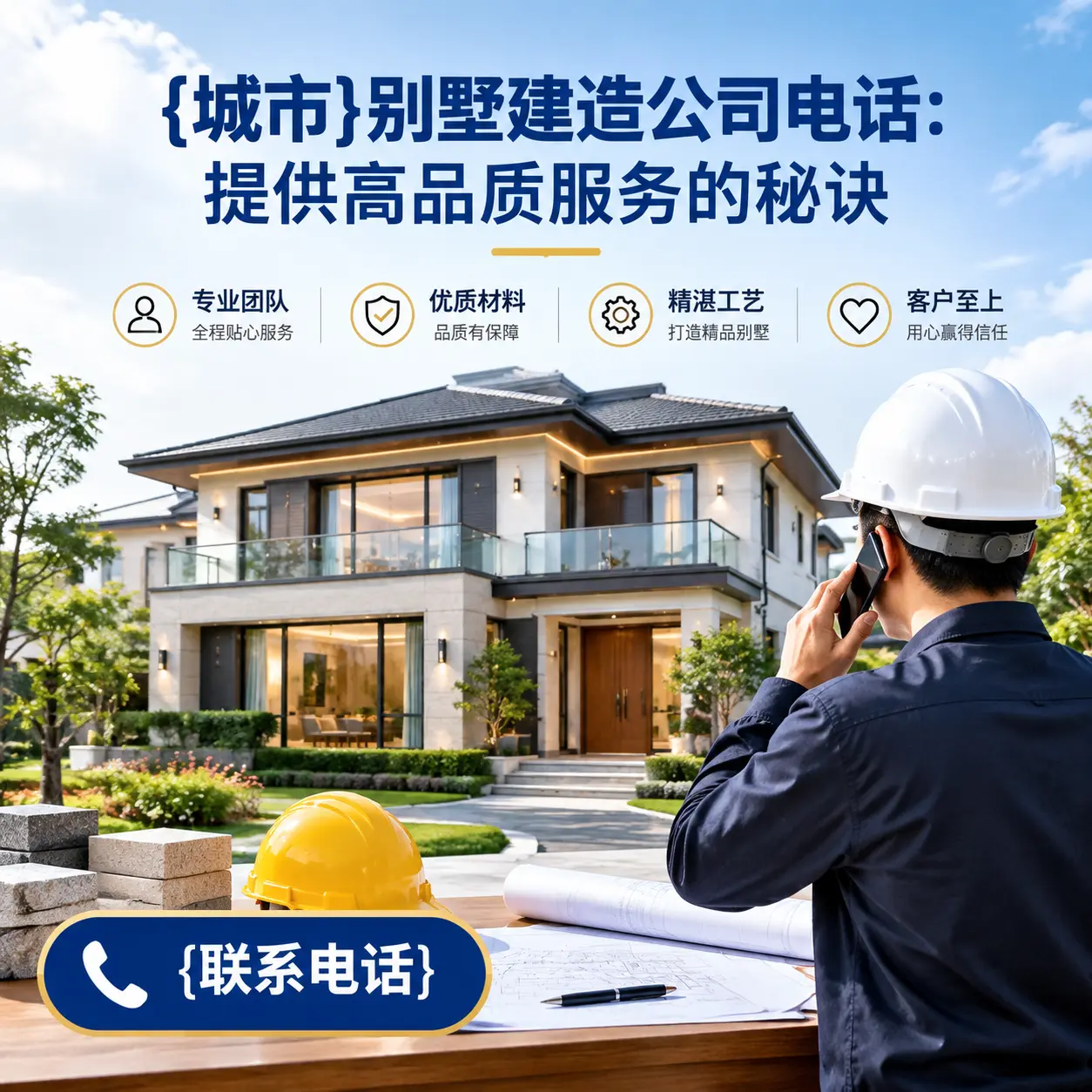 普安别墅建造公司电话：提供高品质服务的秘诀