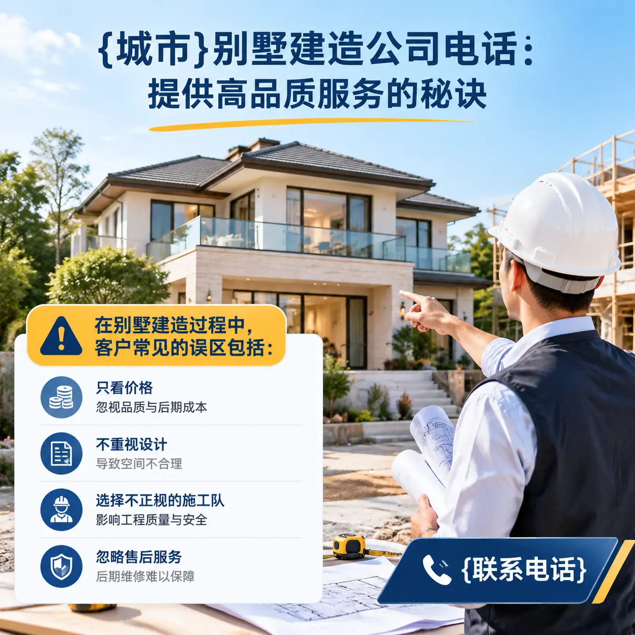 普安别墅建造公司电话:提供高品质服务的秘诀