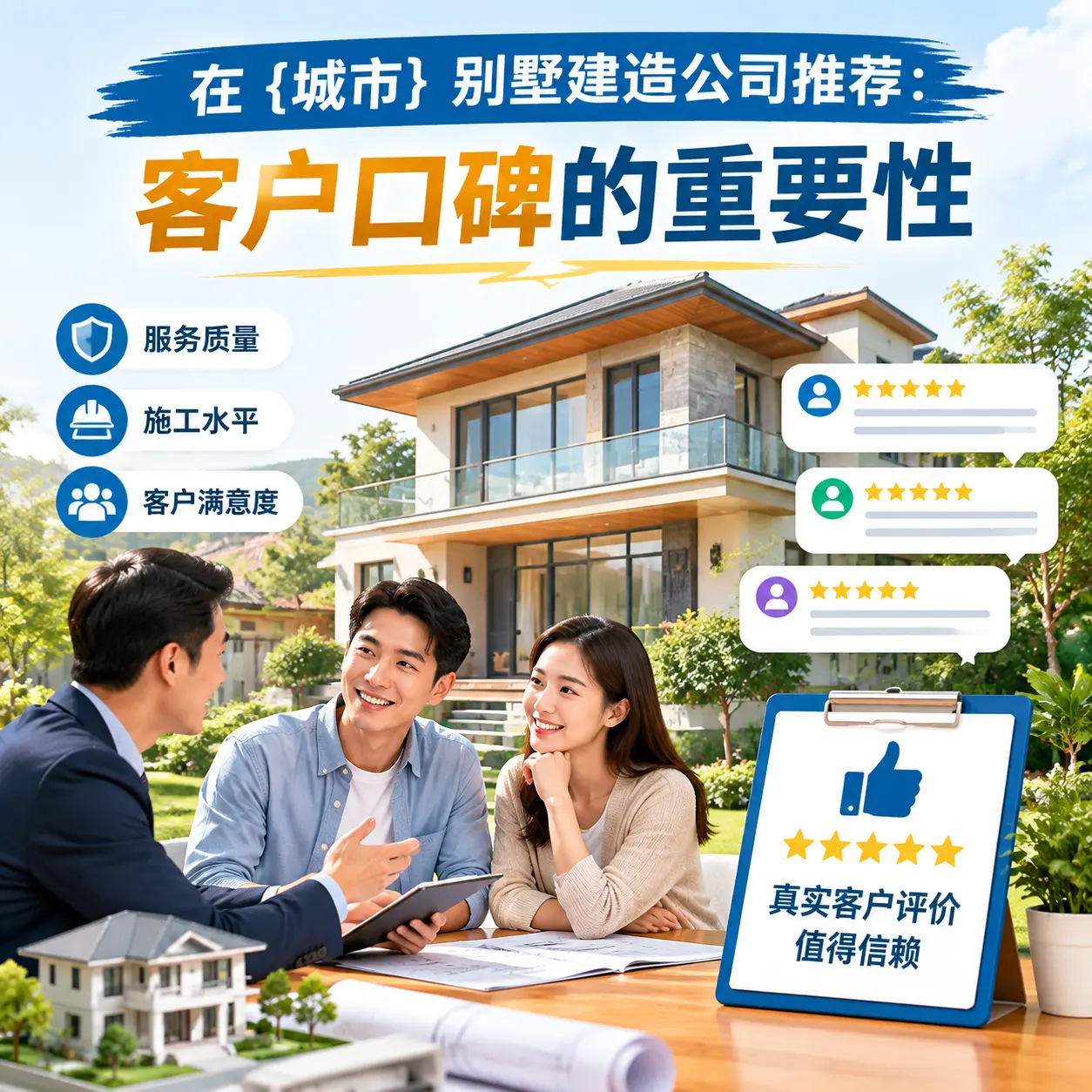 在 普安 别墅建造公司推荐：客户口碑的重要性