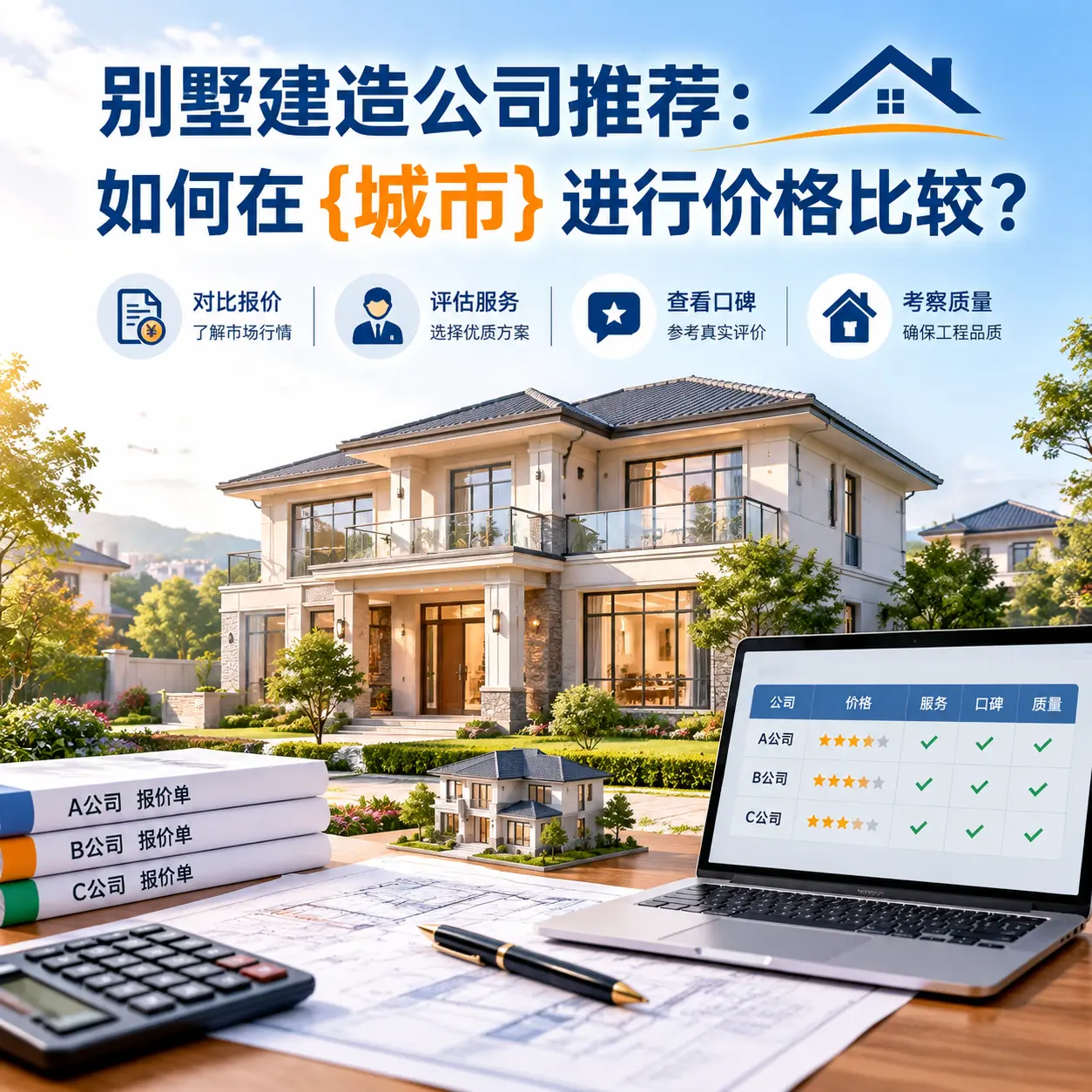 别墅建造公司推荐:如何在 普安 进行价格比较?
