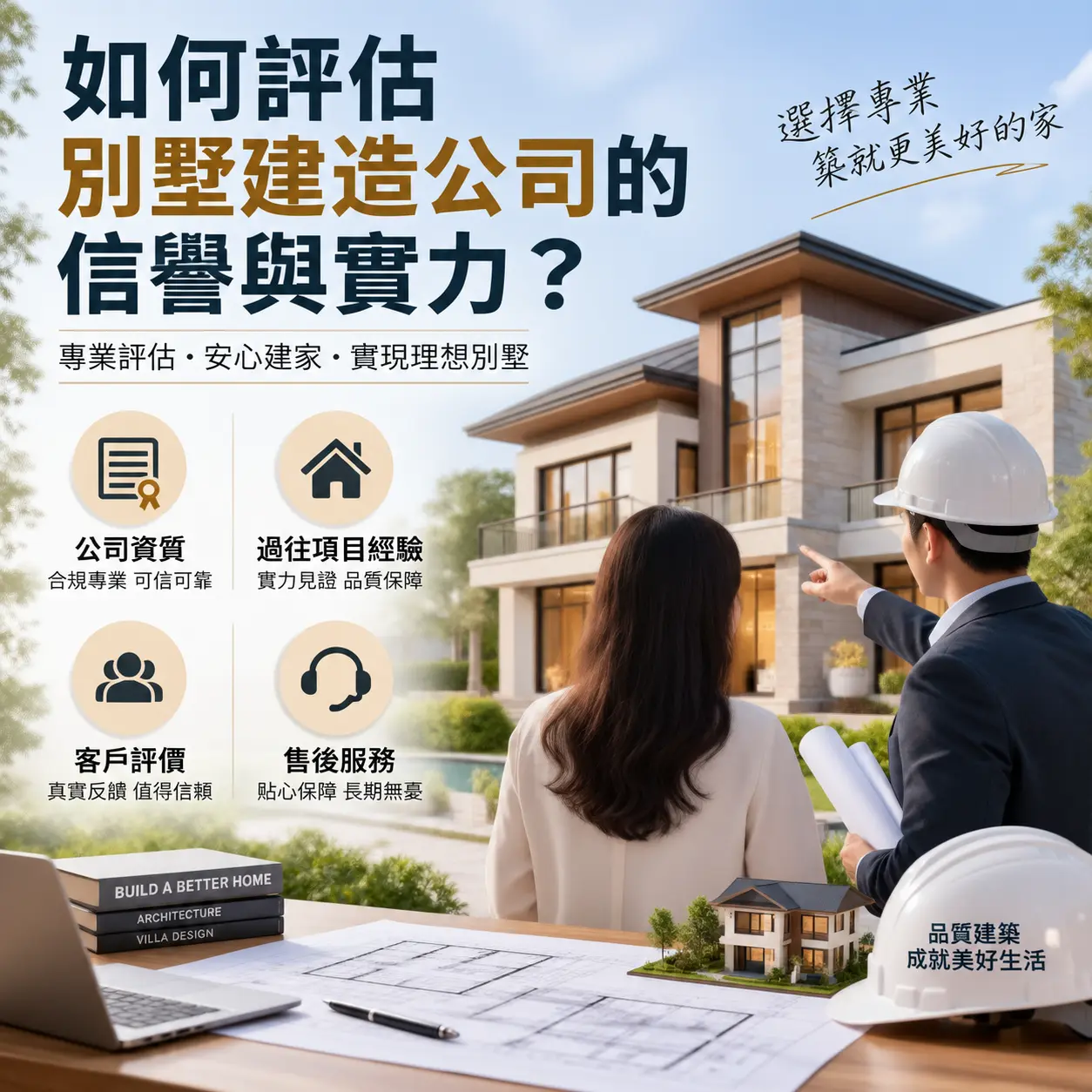 如何评估 普安 别墅建造公司的信誉与实力？