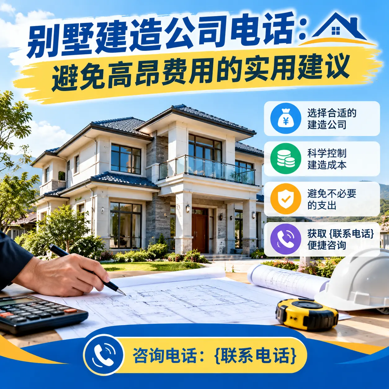 普安别墅建造公司电话：避免高昂费用的实用建议