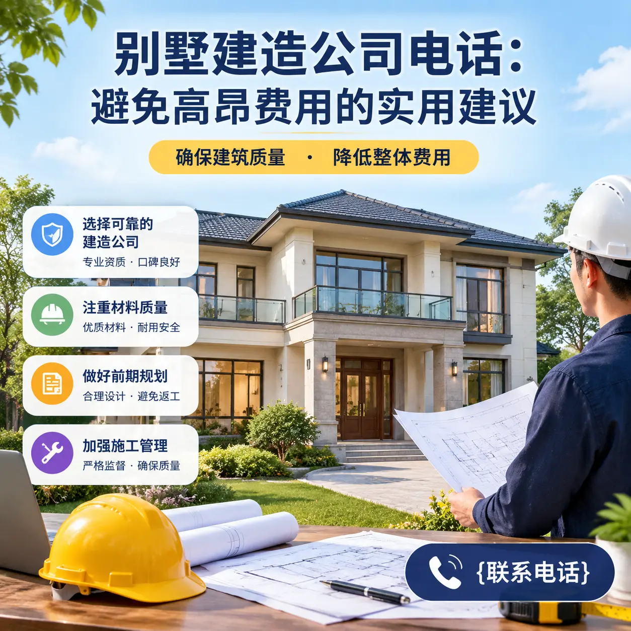 普安别墅建造公司电话：避免高昂费用的实用建议