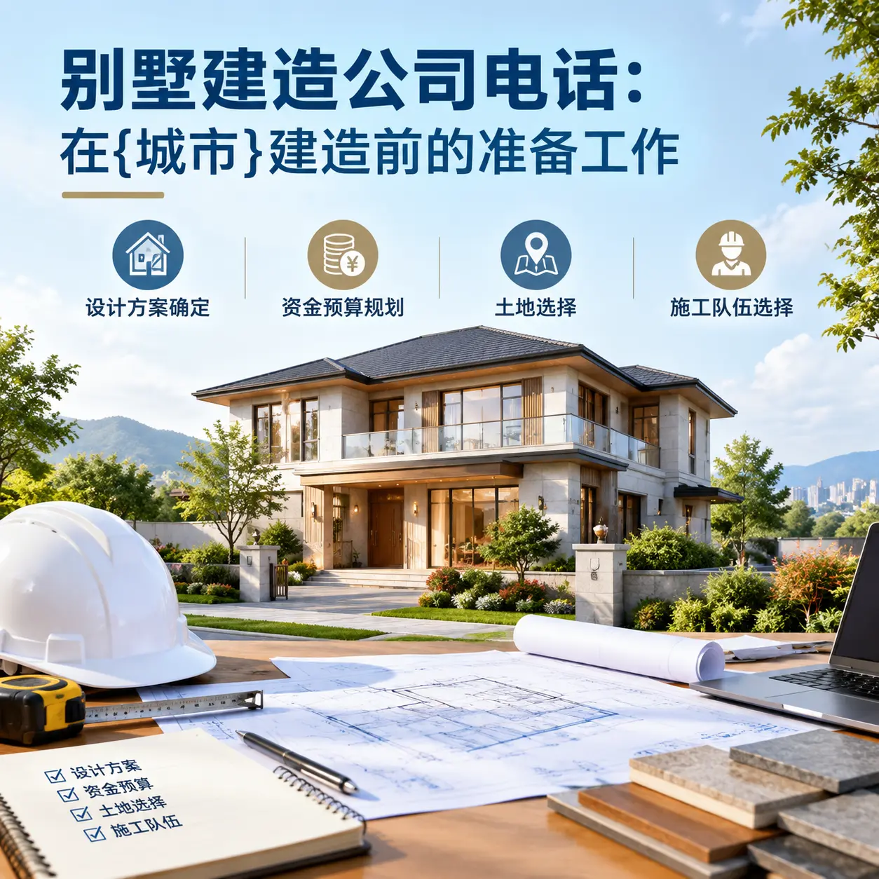 别墅建造公司电话:在普安建造前的准备工作