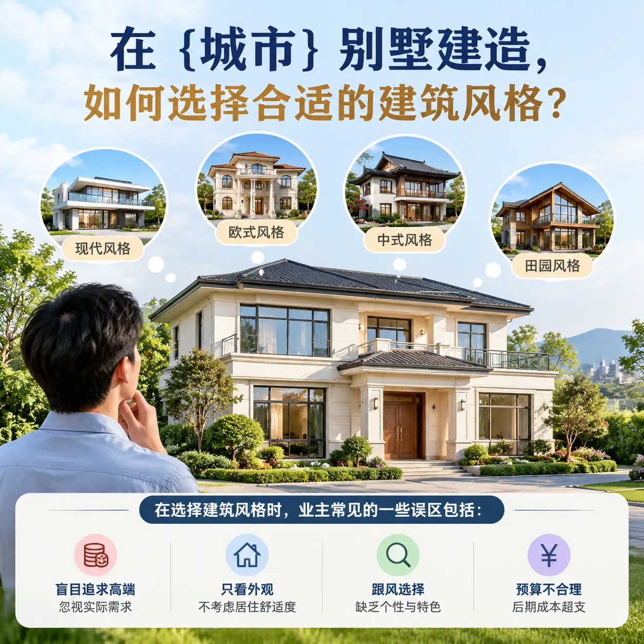 在 普安 别墅建造，如何选择合适的建筑风格？